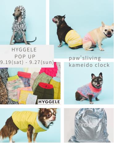 9.19〜【HYGEELE】POP UP開催！✨