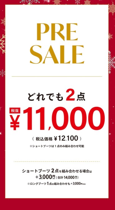 ✨プレセールどれでも2点11,000円✨