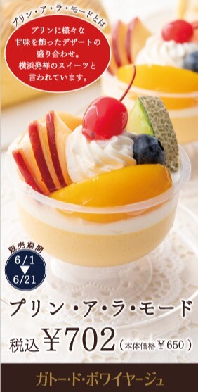 【限定商品】プリン・ア・ラ・モード🍮